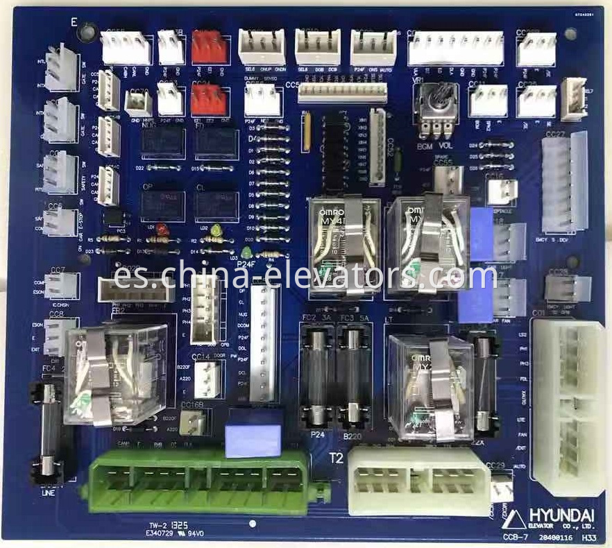 Tablero CCB-7 Hyundai Elevator / 20400116H33 Hyundai Elevator CCB-7 Board / 20400116H33